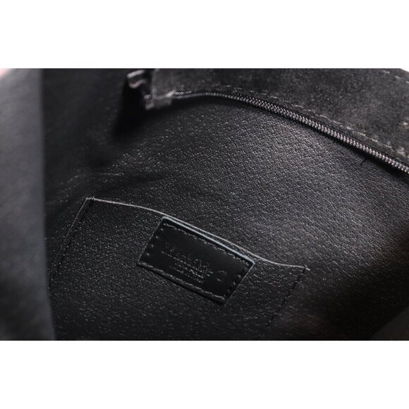 Mathilde C Womens Size Small Black Crossbody Bag Suede Removable Strap Purse NWT - Picture 9 of 10